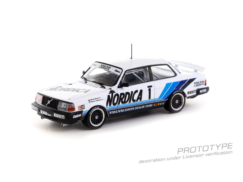 Tarmac Works 1:64 Volvo 240 Turbo, ETCC Zolder 1986 Winner, Johnny Cecotto / Thomas Lindström