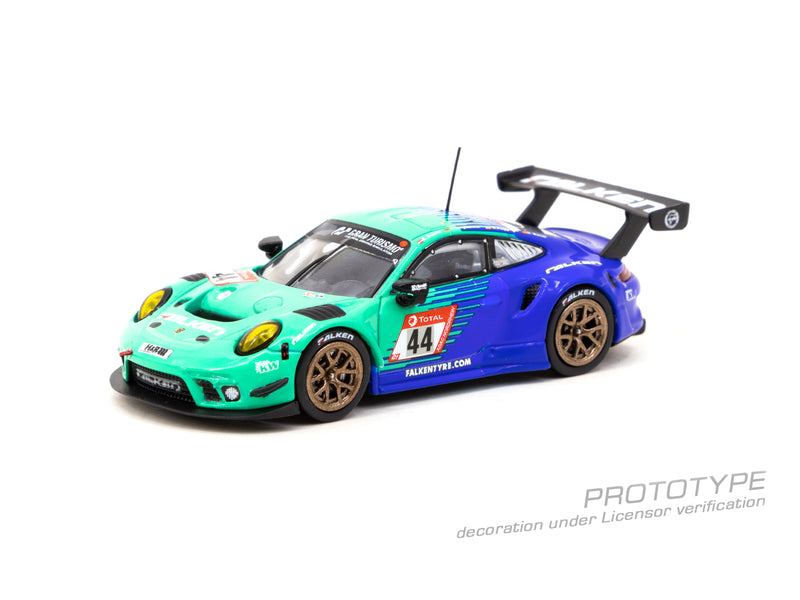 Tarmac Works 1:64 Porsche 911 GT3 R, Nürburgring 24h 2019, K. Bachler / J. Bergmeister / M. Ragginger / D. Werner