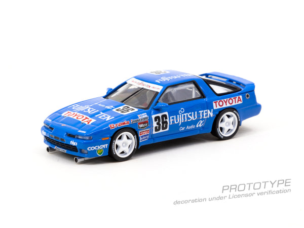 Tarmac Works 1:64 Toyota Supra Turbo (MA70) JTC 1990 M. Sekiya / H. Ogawa