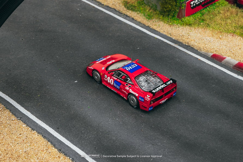 Tarmac Works 1:64 Ferrari F40 LM, Topeka 2 Hours 1990, J.L. Schlesser / J.P. Jabouille