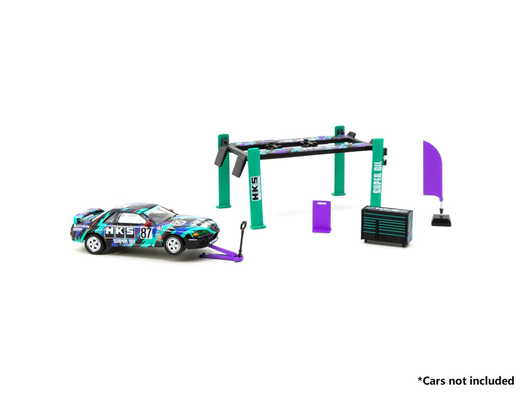 Tarmac Works 1:64 Accessories Garage Tools Set HKS