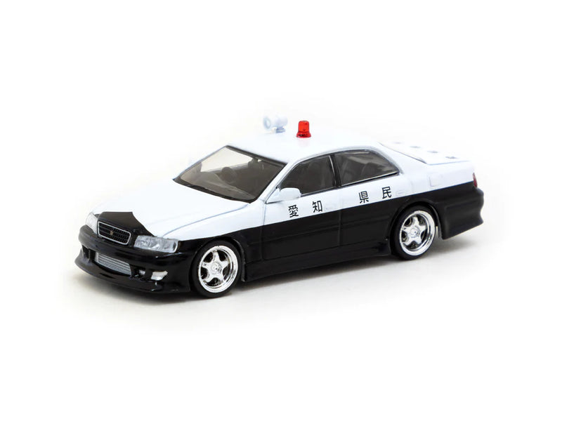 Tarmac Works 1:64 Toyota Chaser (JZX100) Vertex in Black & White