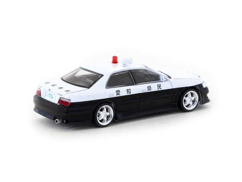 Tarmac Works 1:64 Toyota Chaser (JZX100) Vertex in Black & White