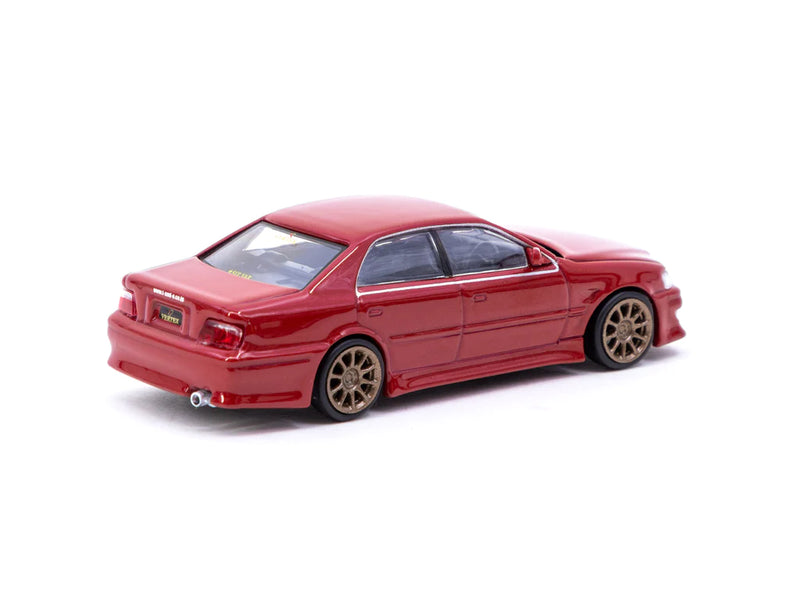 Tarmac Works 1:64 Toyota Chaser JZX100 VERTEX in Red Metallic