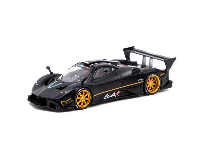 Tarmac Works 1:64 Pagani Zonda R Matt Black Matte Black