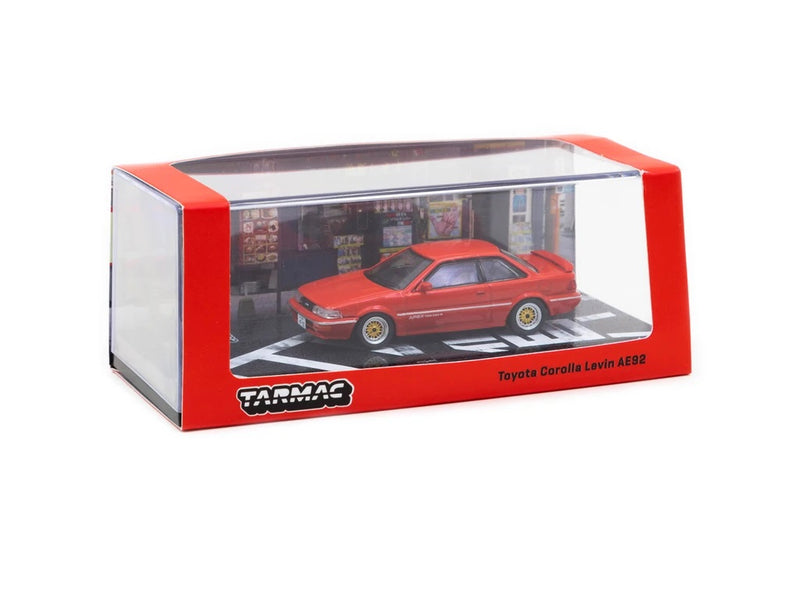 Tarmac Works 1:64 Toyota Corolla Levin AE92 Red