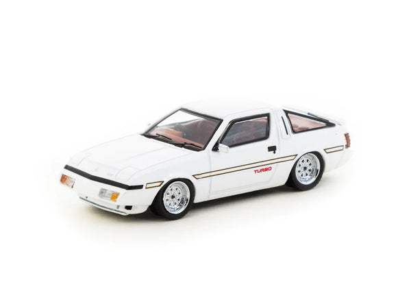 Tarmac Works 1:64 Mitsubishi Starion in White Metallic