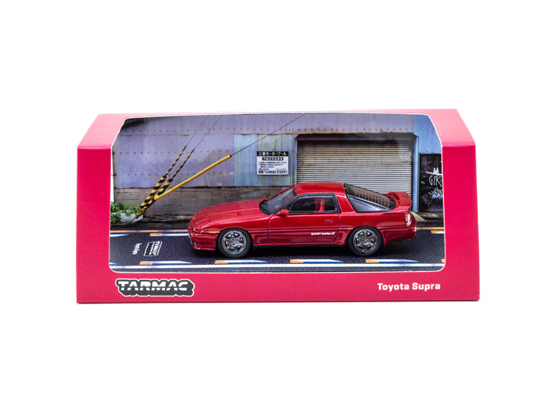 Tarmac Works 1:64 Toyota Supra MA70 in Red