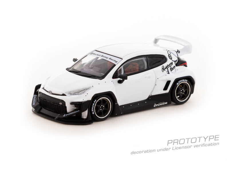 Tarmac Works 1:64 Toyota GR Yaris Pandem in White