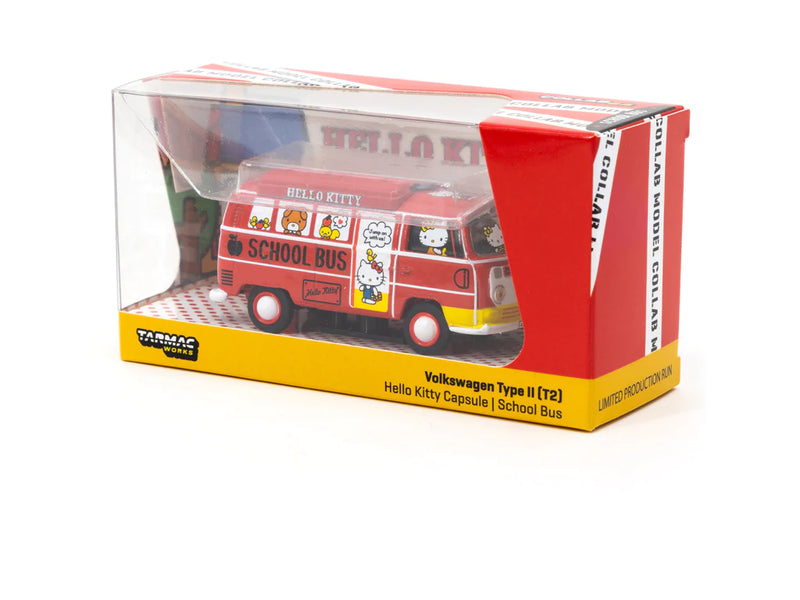 Tarmac Works 1:64 VW Type II (T2) Bus Hello Kitty