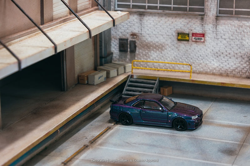 Tarmac Works 1:64 Nissan Skyline GT-R (R34) Z-Tune in Midnight Purple III