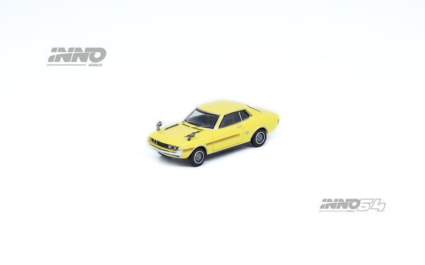 INNO Models 1:64 Toyota Celica 1600GT (TA22) in Yellow