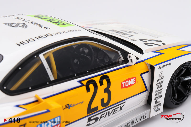 TopSpeed Models 1:18 Nissan Silvia (S15) LBWK Super Silhouette Presentation