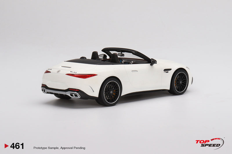 TopSpeed Models 1:18 Mercedes-AMG SL 63 Roadster Moonlight White Magno