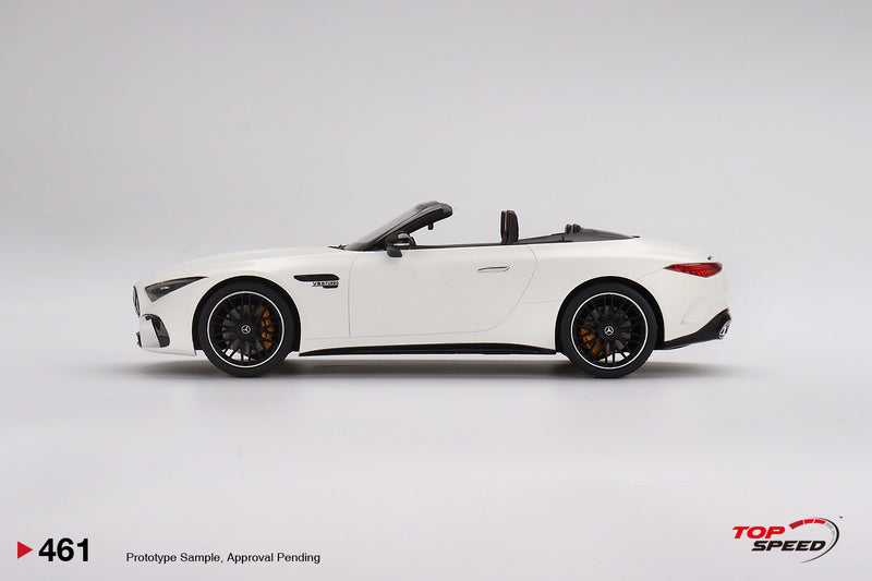 TopSpeed Models 1:18 Mercedes-AMG SL 63 Roadster Moonlight White Magno