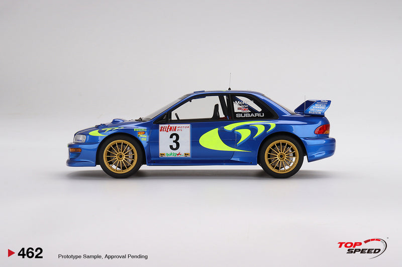 TopSpeed Models 1:18 Subaru Impreza WRC97 1997 Rally Sanremo Winner