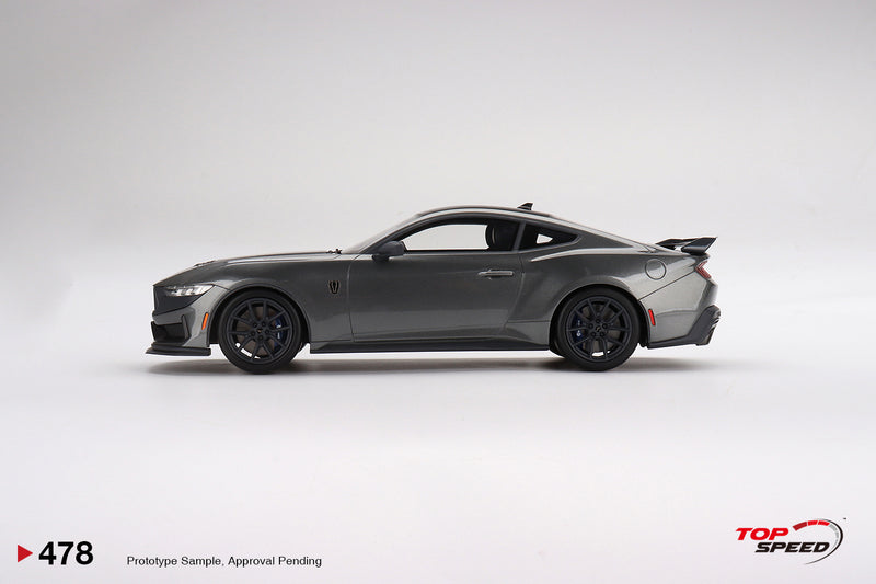 TopSpeed Models 1:18 Ford Mustang Dark Horse 2024 Carbonized Gray