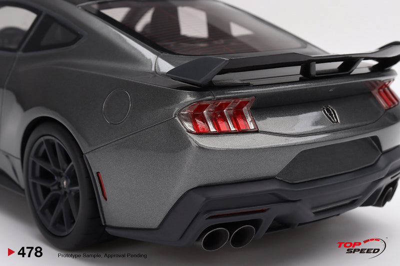 TopSpeed Models 1:18 Ford Mustang Dark Horse 2024 Carbonized Gray