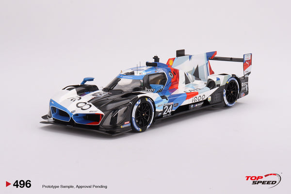 TopSpeed Models 1:18 BMW M Hybrid V8 GTP #24 BMW M Team RLL   2023 IMSA Daytona 24 Hrs