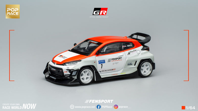 Pop Race 1/64 Toyota GR Yaris Pandem Fensport