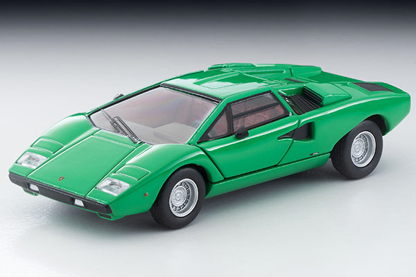 TomyTec 1:64 Lamborghini Countach in Green Fully Open Die-cast