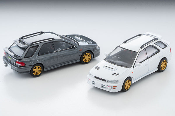 Tomytec 1:64 Subaru Impreza Pure Sports Wagon WRX STi Ver. V 1998 in Gray