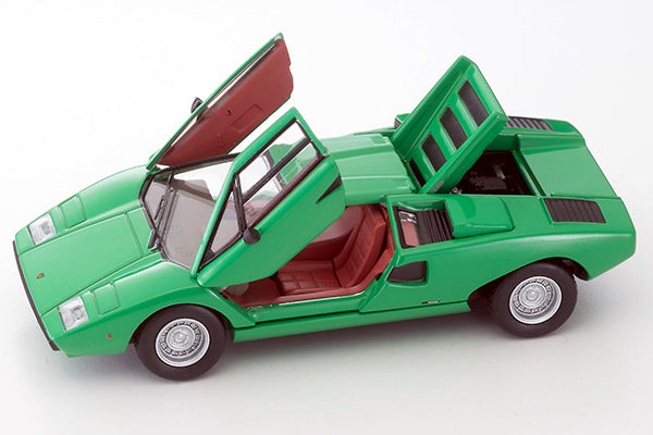 TomyTec 1:64 Lamborghini Countach in Green Fully Open Die-cast