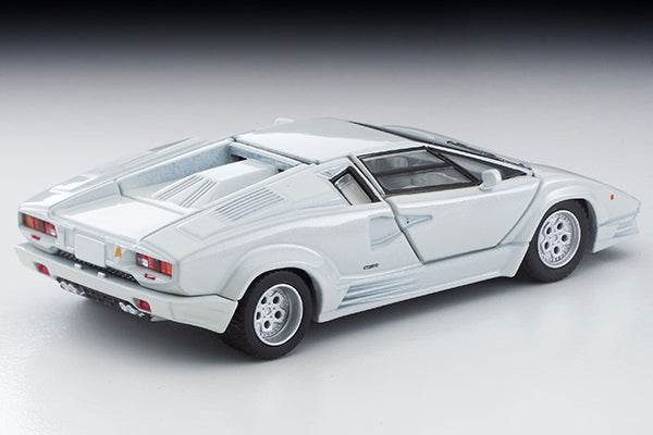 TomyTec 1:64 Lamborghini Countach 25th Anniversary in White Fully Open Die-cast