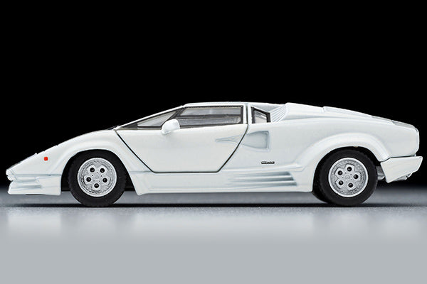 TomyTec 1:64 Lamborghini Countach 25th Anniversary in White Fully Open Die-cast