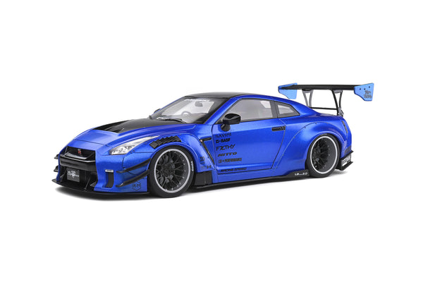 Solido 1:18 Nissan Skyline GT-R 2020 Liberty Walk V2 in Metallic Blue