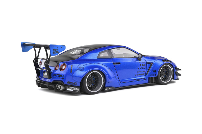 Solido 1:18 Nissan Skyline GT-R 2020 Liberty Walk V2 in Metallic Blue