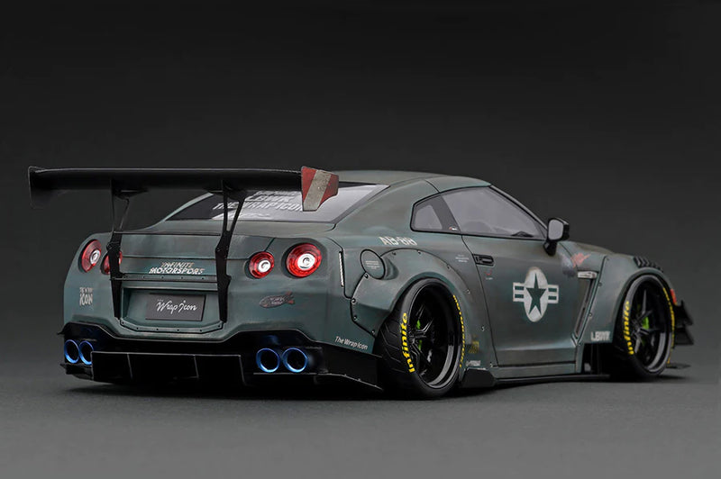 Ignition Model 1:18 Nissan GT-R R35 Type 2 in Matte Green