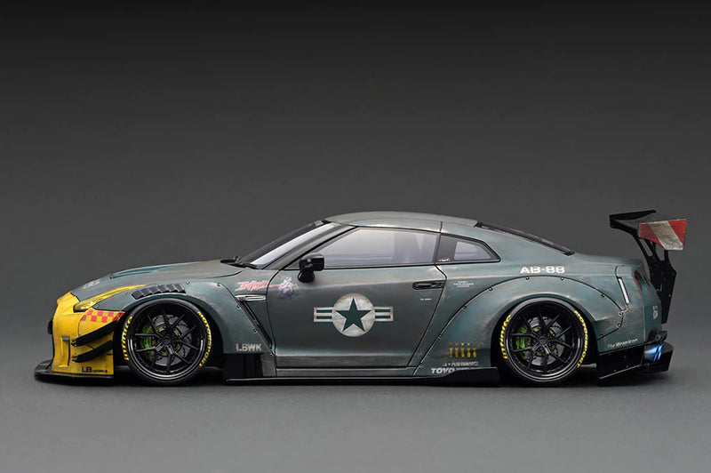 Ignition Model 1:18 Nissan GT-R R35 Type 2 in Matte Green