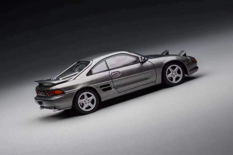 Peako Models 1:64 Toyota MR2 SW20 1996 in Steel Mist Gray with Pop Up Headlights