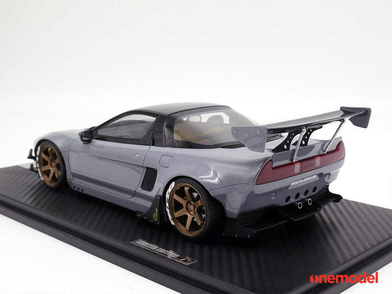 One Model 1:18 Honda NSX NA1 GT Rocket Bunny Gray