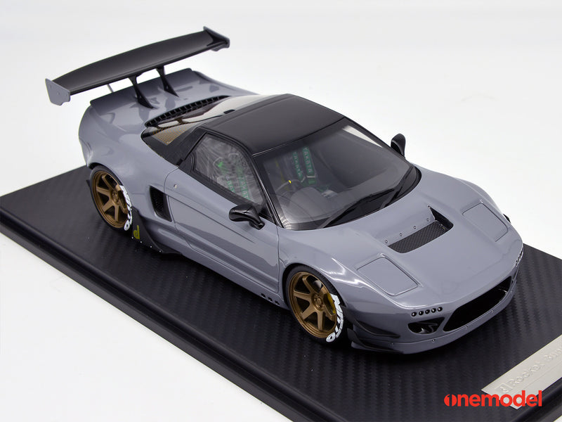 One Model 1:18 Honda NSX NA1 GT Rocket Bunny Gray