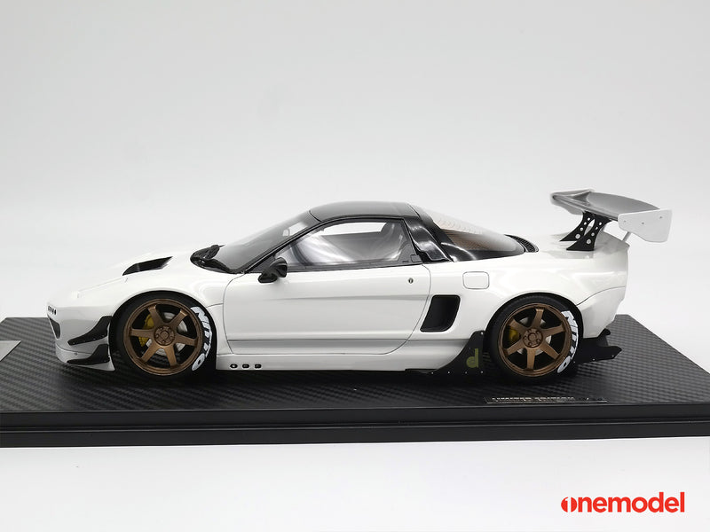 One Model 1:18 Honda NSX NA1 GT Rocket Bunny White