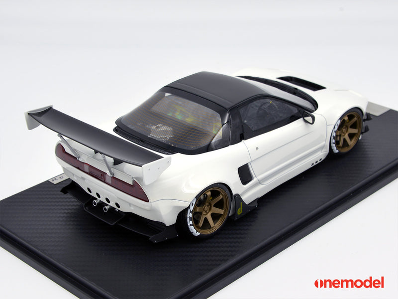 One Model 1:18 Honda NSX NA1 GT Rocket Bunny White