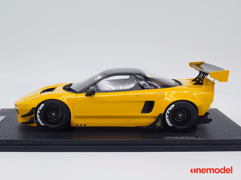 One Model 1:18 Honda NSX NA1 GT Rocket Bunny Yellow