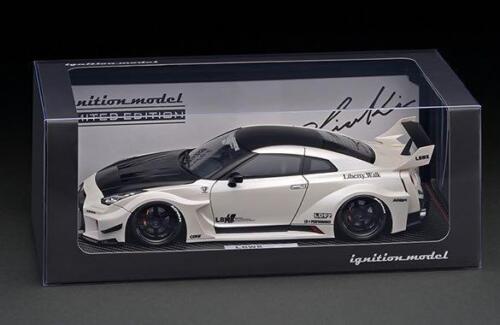 Ignition Model 1:18 Nissan Skyline GTR 35GT-RR Silhouette WORKS LB in White with Ms. Kato Figure