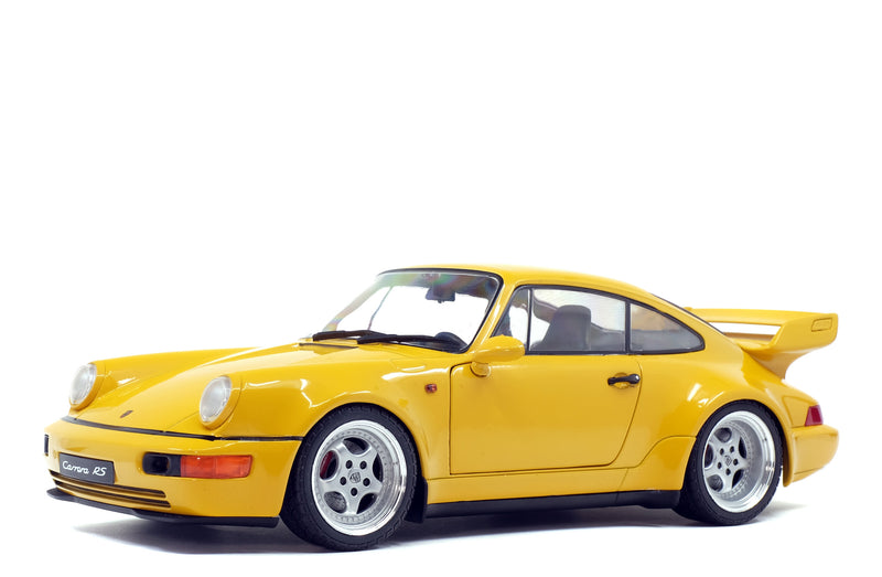 Solido 1:18 Porsche 911 (964) Carrera 3.8 RS – Jaune Vitesse – 1990