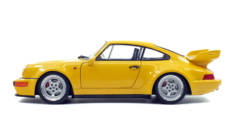 Solido 1:18 Porsche 911 (964) Carrera 3.8 RS – Jaune Vitesse – 1990