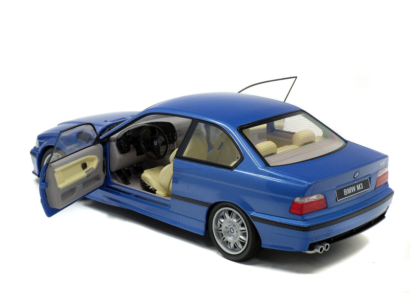 Solido 1:18 BMW E36 M3 Coupe –Bleu Estoril – 1990