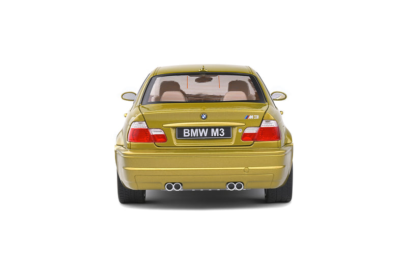 Solido 1:18 BMW E46 M3 COUPÉ – PHOENIX YELLOW – 2000