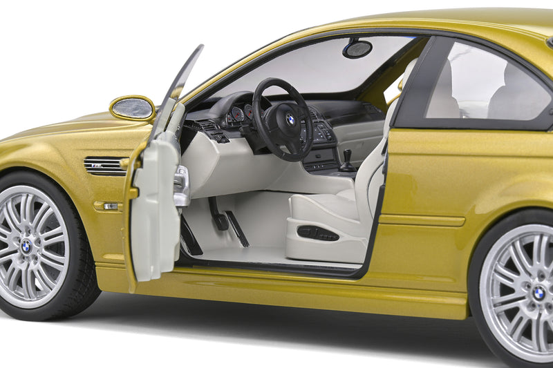 Solido 1:18 BMW E46 M3 COUPÉ – PHOENIX YELLOW – 2000