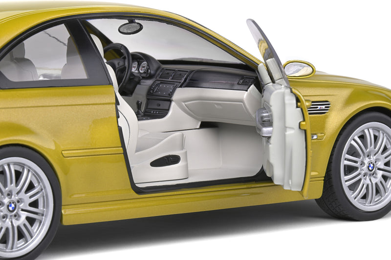 Solido 1:18 BMW E46 M3 COUPÉ – PHOENIX YELLOW – 2000